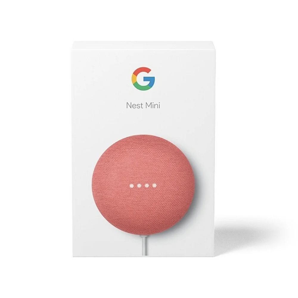 Google Home Nest Mini in Coral